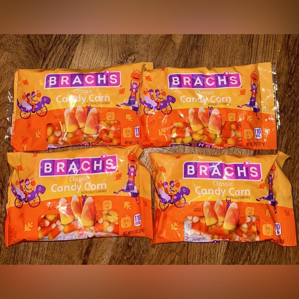 Lot Of 4 Brachs Classic Halloween Candy Corn 11 Oz Each Best By Jun/2024